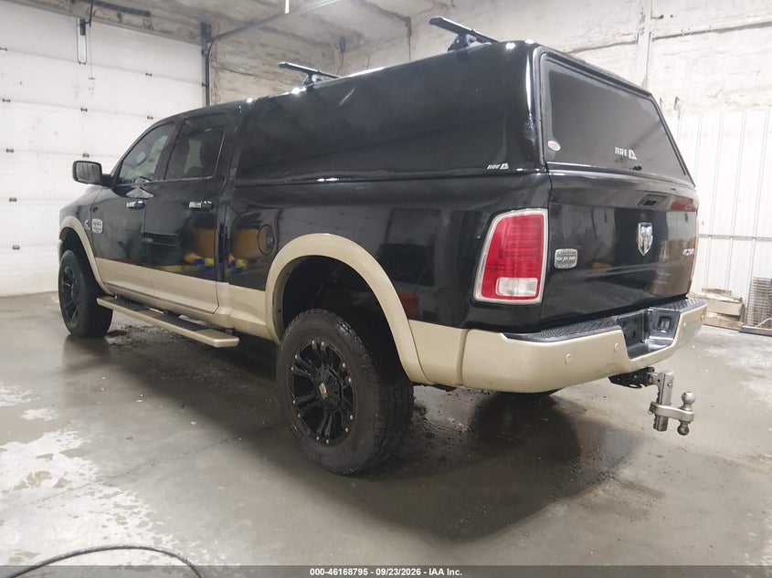 Vin: 3c6ur5gl9gg134488, lot: 46668637, ram 2500 laramie longhorn 20163