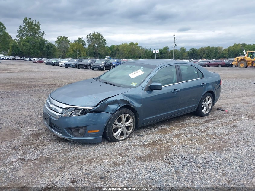 Vin: 3fahp0ha3cr406117, lot: 46668644, ford fusion se 20122