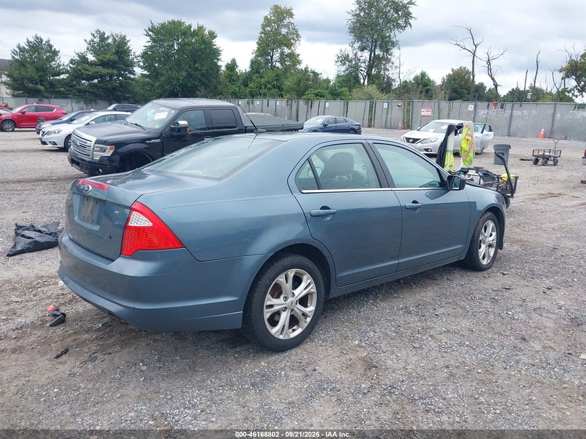 Vin: 3fahp0ha3cr406117, lot: 46668644, ford fusion se 20124