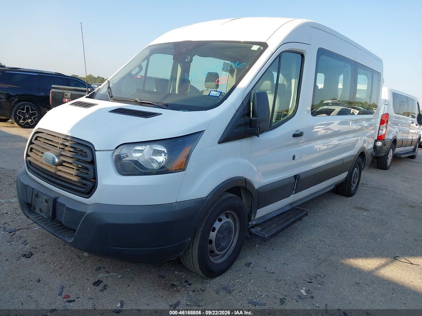 Vin: 1fbax2cm9fka52822, lot: 46668648, ford transit-350 xl 20152