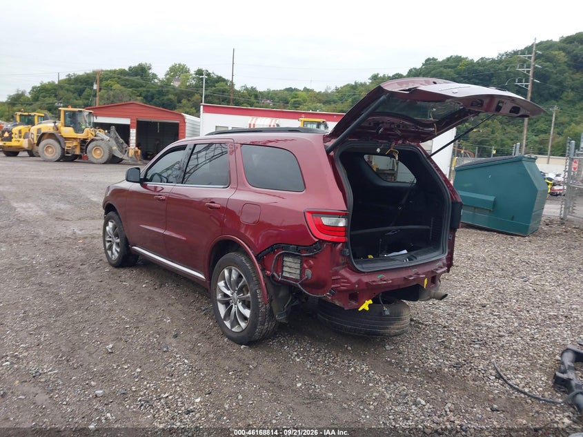 Vin: 1c4rdjag5mc793376, lot: 46668656, dodge durango sxt plus awd 20213