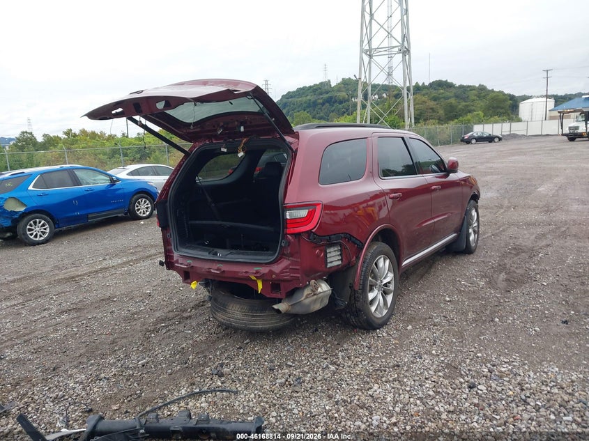 Vin: 1c4rdjag5mc793376, lot: 46668656, dodge durango sxt plus awd 20214