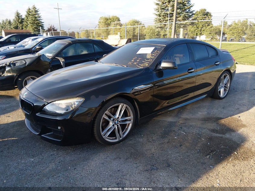 Vin: wba6b4c55ed099351, lot: 46668657, bmw 650i gran coupe xdrive 20142