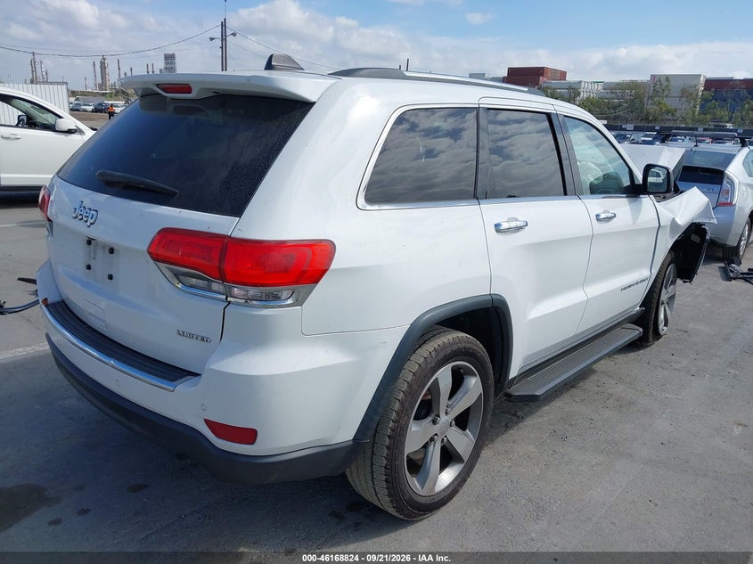 Vin: 1c4rjebg1fc219651, lot: 46668666, jeep grand cherokee limited 20154