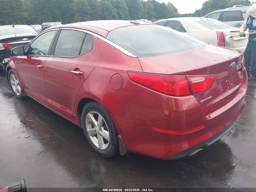 Vin: 5xxgm4a79fg362115, lot: 46668670, kia optima lx 20153