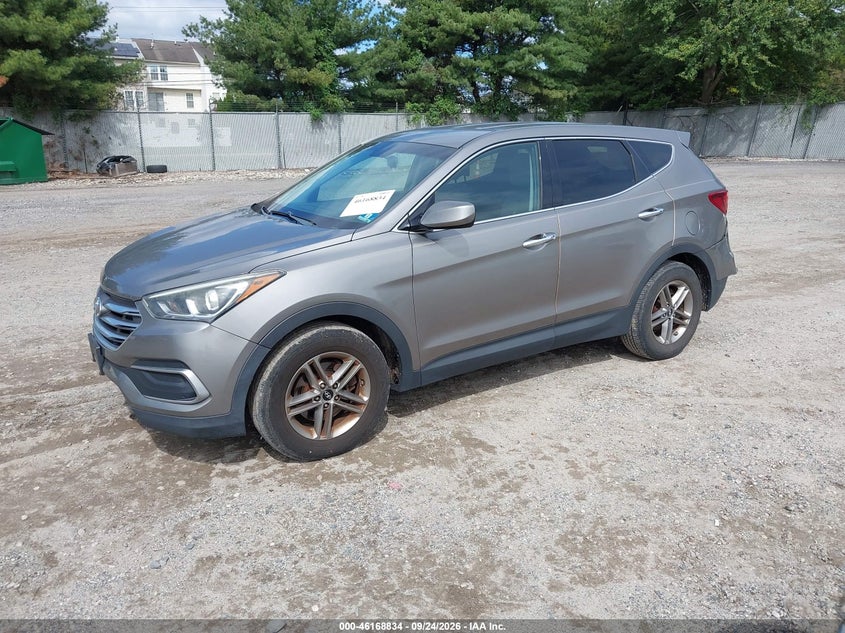 Vin: 5nmzt3lb9jh079442, lot: 46668676, hyundai santa fe sport 2.4l 20182