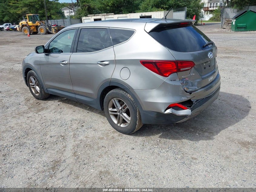Vin: 5nmzt3lb9jh079442, lot: 46668676, hyundai santa fe sport 2.4l 20183