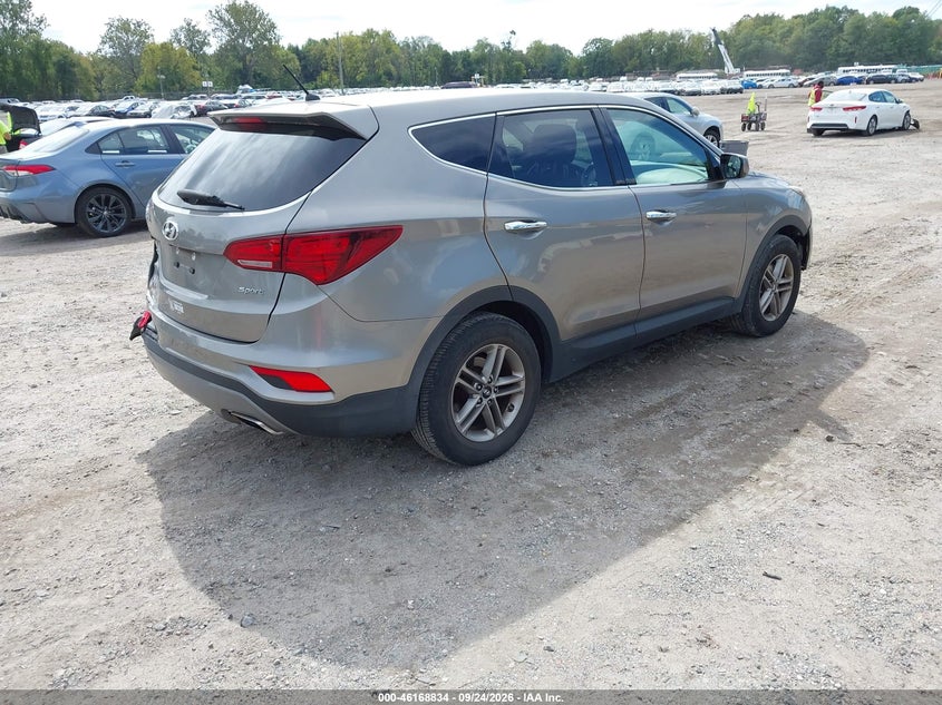 Vin: 5nmzt3lb9jh079442, lot: 46668676, hyundai santa fe sport 2.4l 20184
