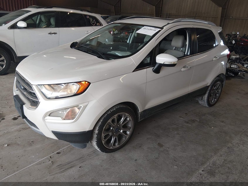 Vin: maj3p1ve5jc200624, lot: 46668680, ford ecosport titanium 20182