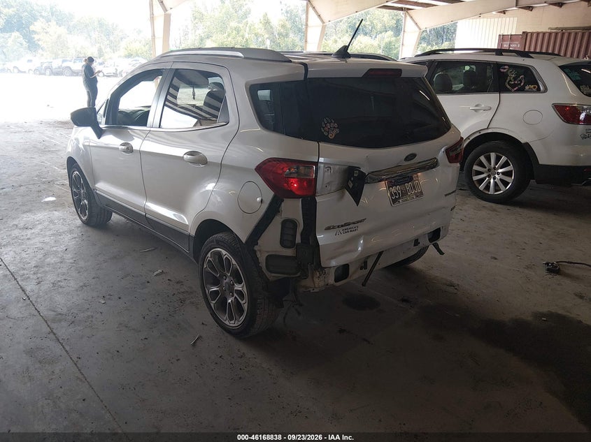 Vin: maj3p1ve5jc200624, lot: 46668680, ford ecosport titanium 20183