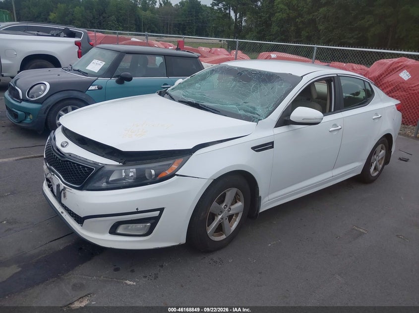 Vin: 5xxgm4a74fg365505, lot: 46668690, kia optima lx 20152