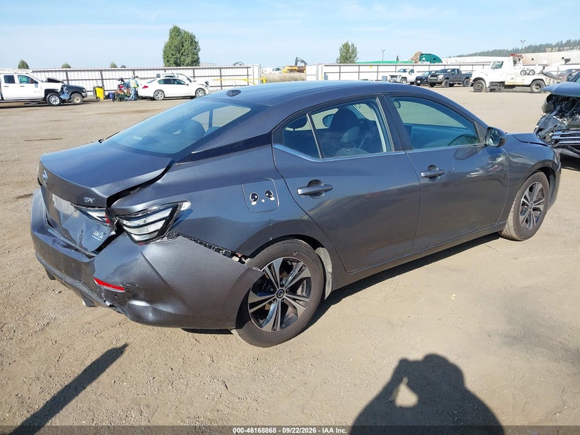 Vin: 3n1ab8cv9my252316, lot: 46668710, nissan sentra sv xtronic cvt 20214