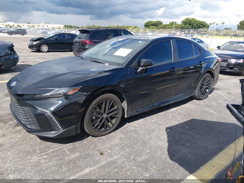 Vin: 4t1daack5su536502, lot: 46668740, toyota camry se 20252