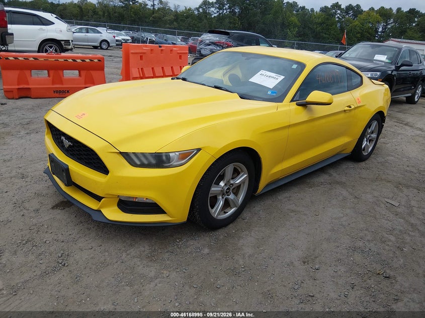 Vin: 1fa6p8am8f5348197, lot: 46668837, ford mustang v6 20152