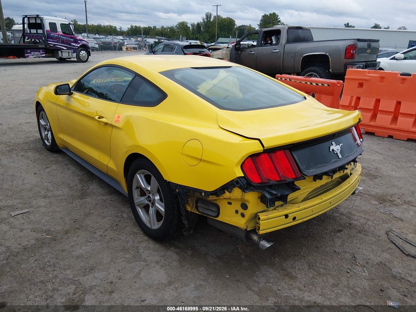 Vin: 1fa6p8am8f5348197, lot: 46668837, ford mustang v6 20153