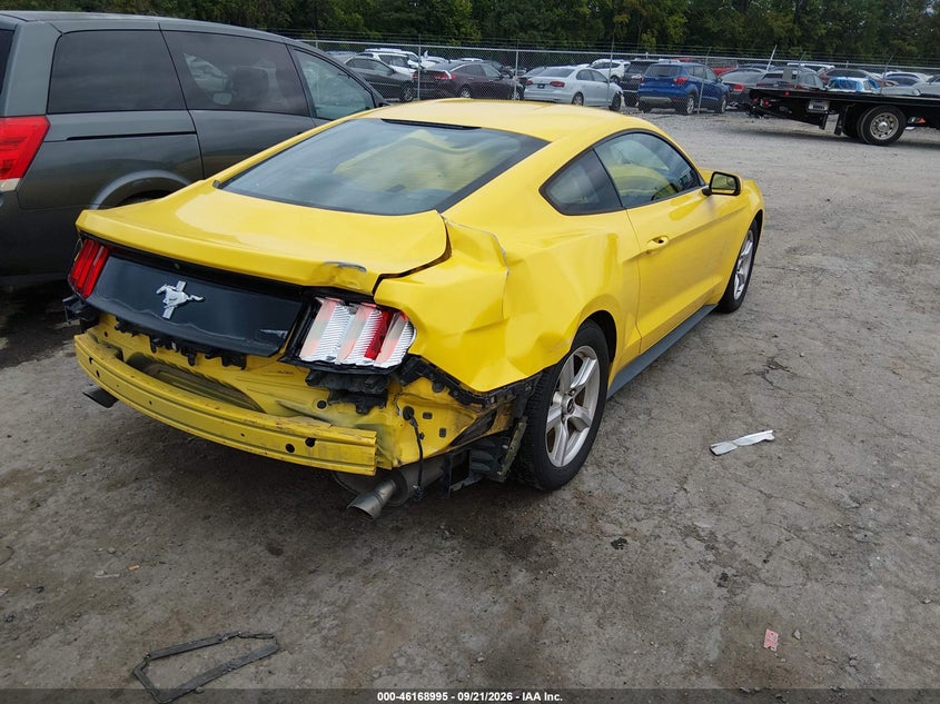 Vin: 1fa6p8am8f5348197, lot: 46668837, ford mustang v6 20154
