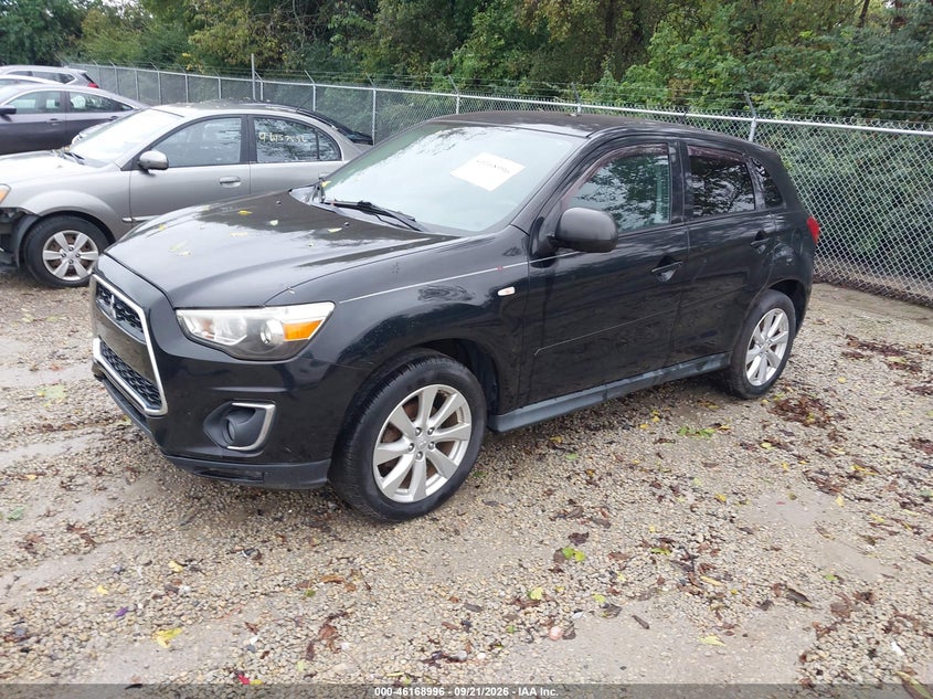 2015 Mitsubishi Outlander, Звичайний знос, IAAI, VIN 4A4AP3AU4FE005127 — фото 2