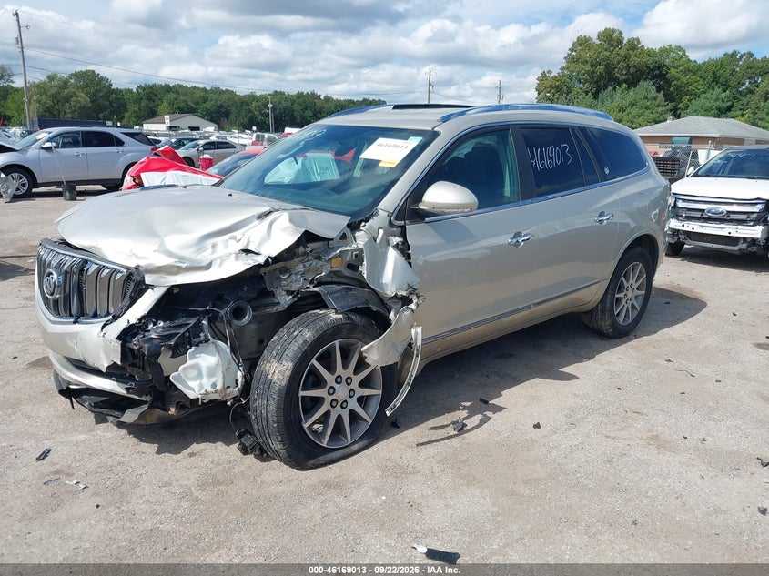 Vin: 5gakvbkd3gj249209, lot: 46668855, buick enclave leather 20162