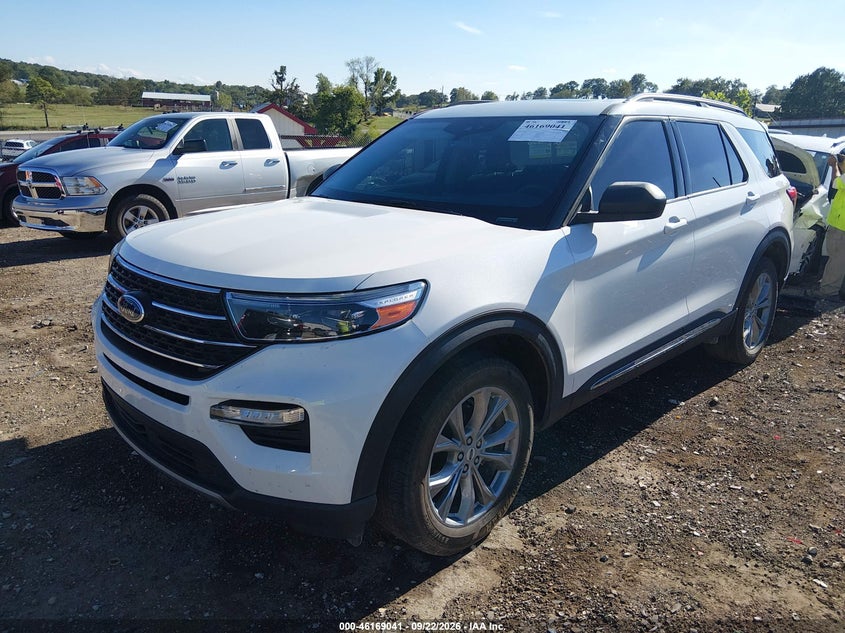 Vin: 1fmsk8dh2ngb44788, lot: 46668883, ford explorer xlt 20222