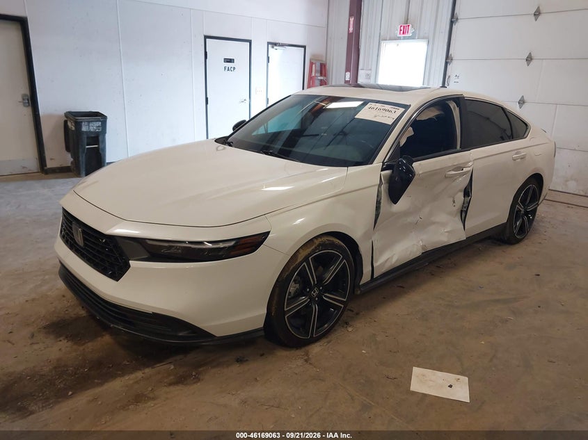 Vin: 1hgcy2f57ra078126, lot: 46668905, honda accord hybrid sport 20242