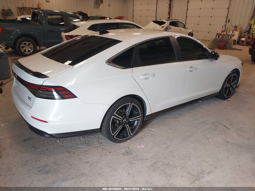 Vin: 1hgcy2f57ra078126, lot: 46668905, honda accord hybrid sport 20244