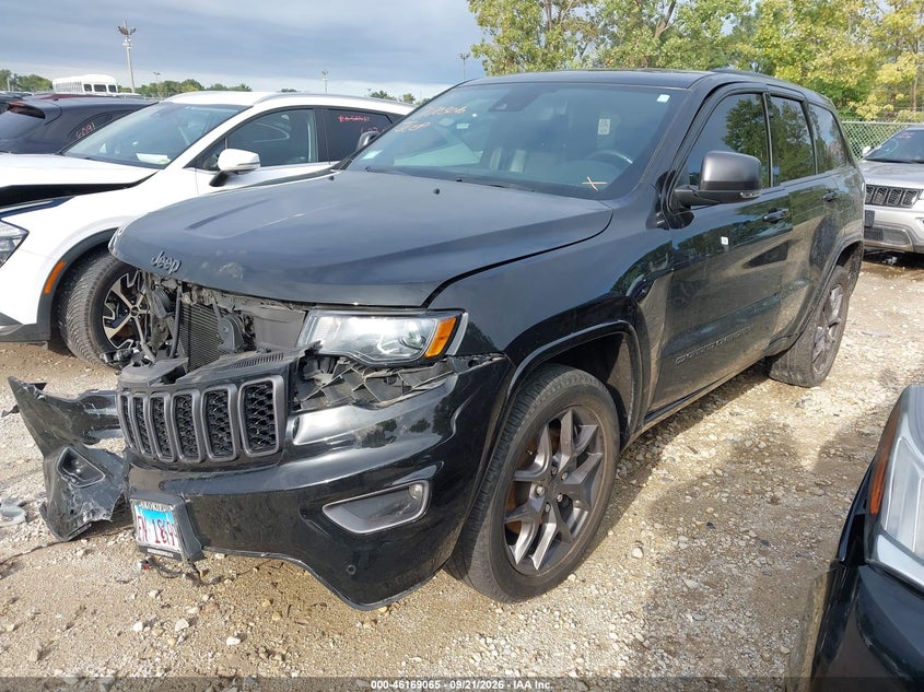 Vin: 1c4rjfbg9mc773314, lot: 46668908, jeep grand cherokee 80th anniversary 20212