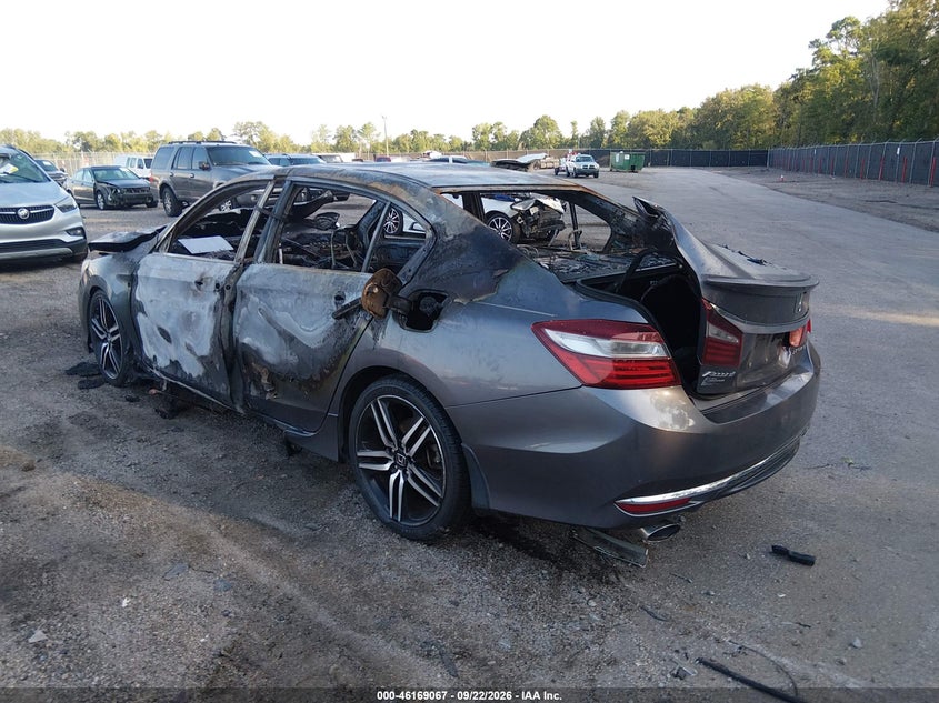 Vin: 1hgcr2f5xha141019, lot: 46668909, honda accord sport 20173