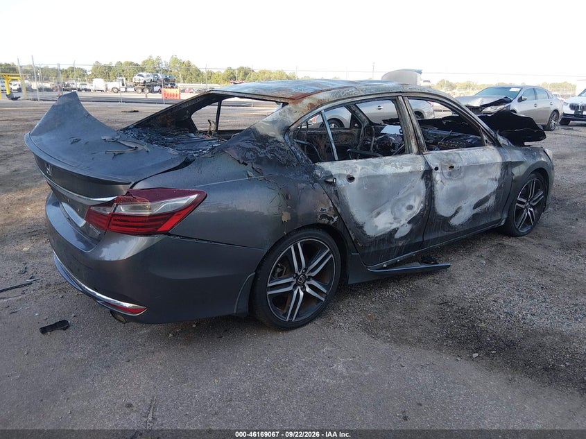 Vin: 1hgcr2f5xha141019, lot: 46668909, honda accord sport 20174