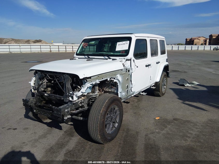 Vin: 1c4pjxeg3sw609755, lot: 46668921, jeep wrangler 4-door sahara 4x4 20252