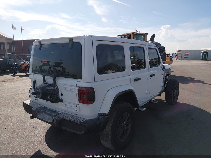 Vin: 1c4pjxeg3sw609755, lot: 46668921, jeep wrangler 4-door sahara 4x4 20254