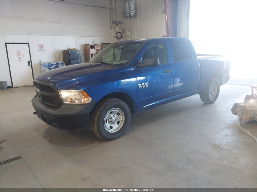 2016 Ram 1500 Tradesman, Обычный износ, IAAI, VIN 1C6RR7KG8GS348876 — фото 2