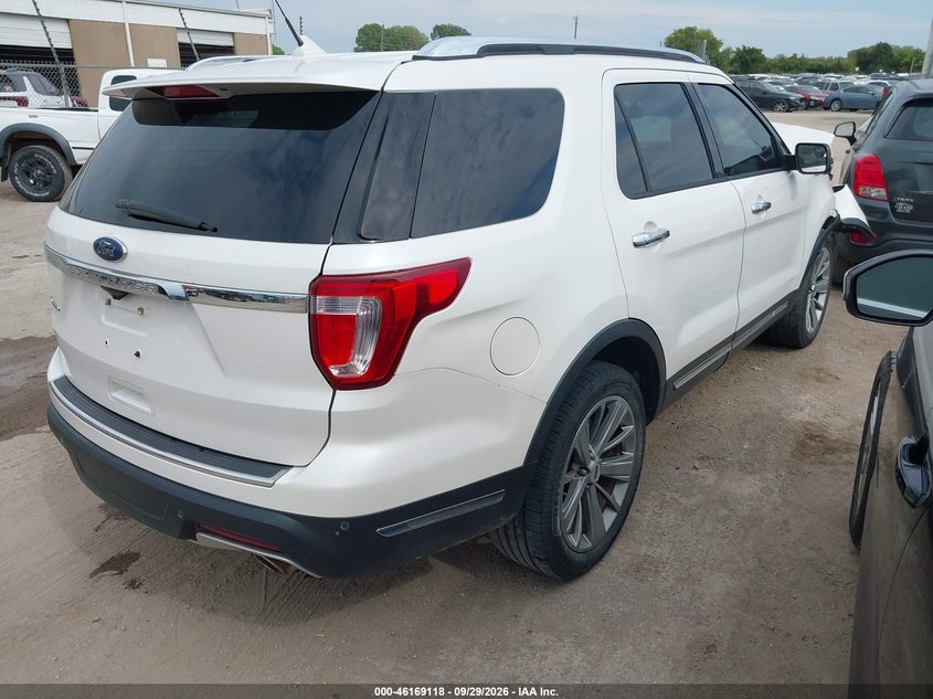 Vin: 1fm5k7f86jgb35302, lot: 46668960, ford explorer limited 20184