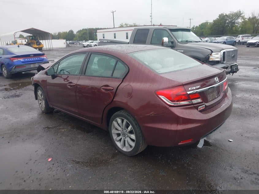 Vin: 19xfb2f57fe287985, lot: 46668961, honda civic lx 20153