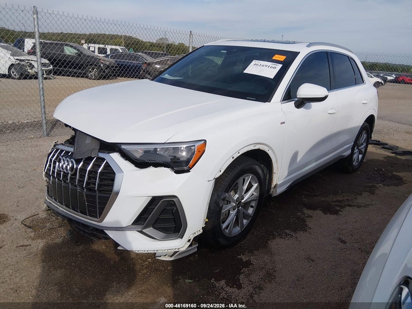 Vin: wa1decf35m1083179, lot: 46669001, audi q3 premium 45 tfsi s line quattro tiptronic 20212