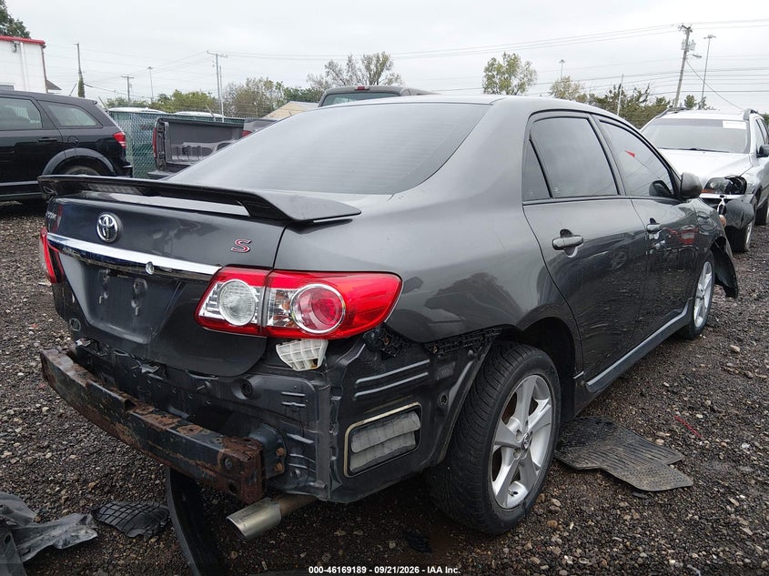 Vin: 5yfbu4ee1dp178309, lot: 46669031, toyota corolla s 20134