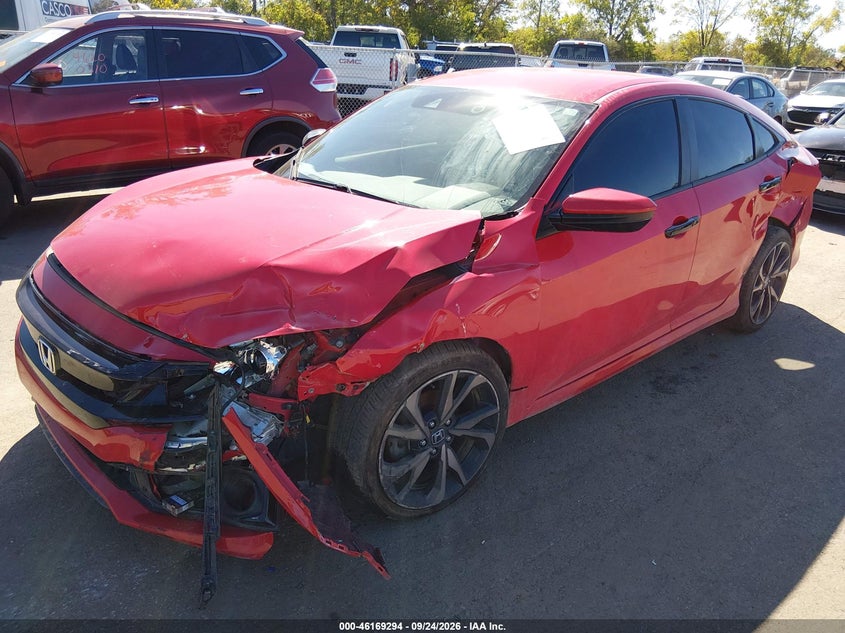 Vin: 2hgfc2f86lh591351, lot: 46669136, honda civic sport 20202