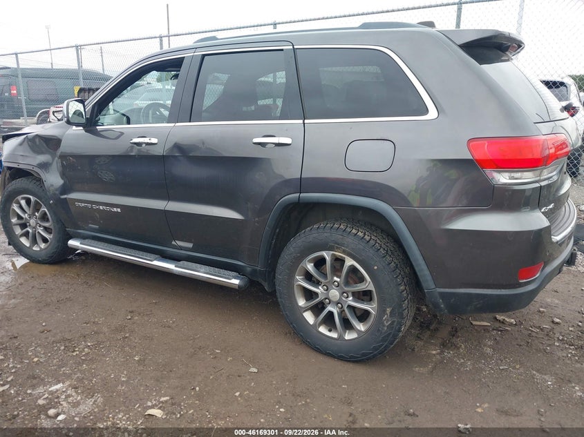 Vin: 1c4rjfbg9ec362612, lot: 46669143, jeep grand cherokee limited 20143