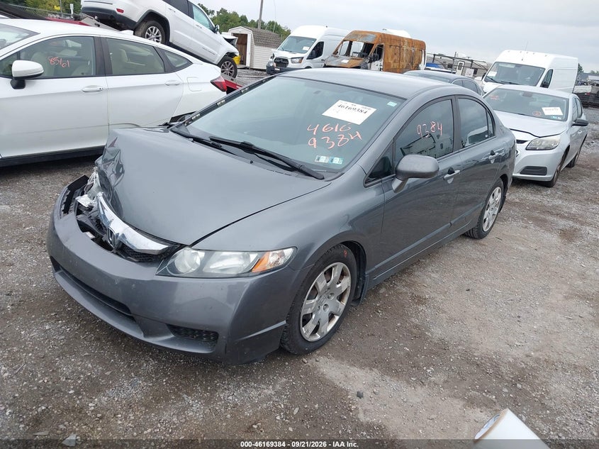 Vin: 19xfa1f55be035577, lot: 46669226, honda civic lx 20112