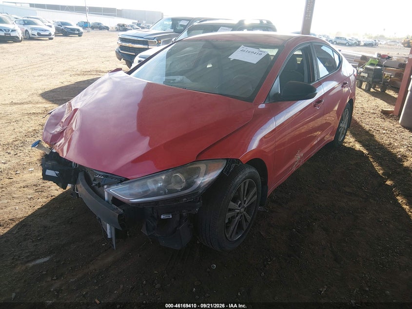 Vin: 5npd84lf7jh255329, lot: 46669252, hyundai elantra sel 20182