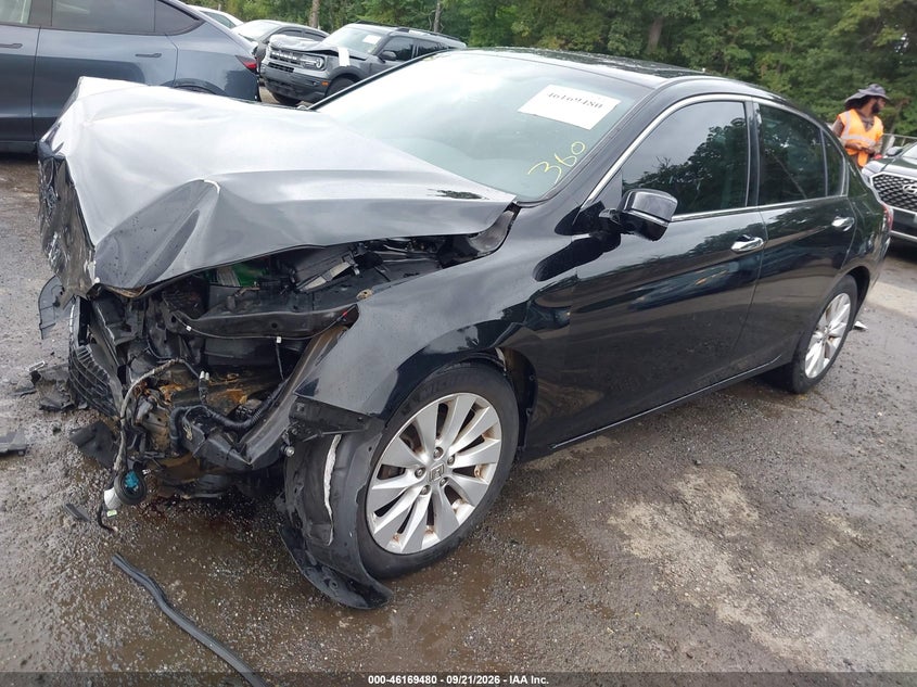 Vin: 1hgcr3f84ea034429, lot: 46669322, honda accord ex-l v-6 20142