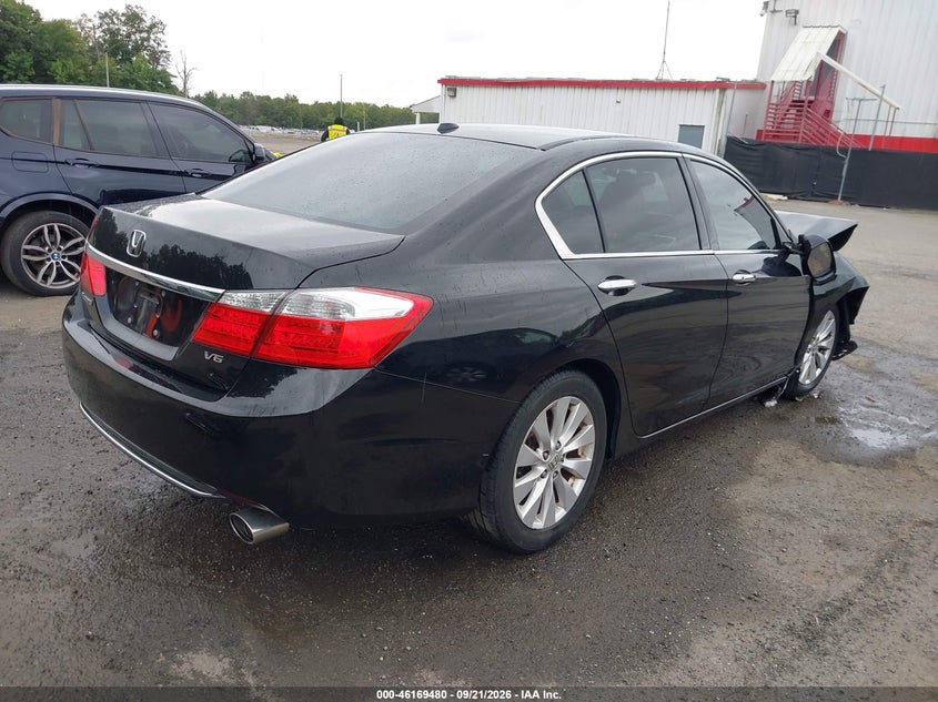 Vin: 1hgcr3f84ea034429, lot: 46669322, honda accord ex-l v-6 20144