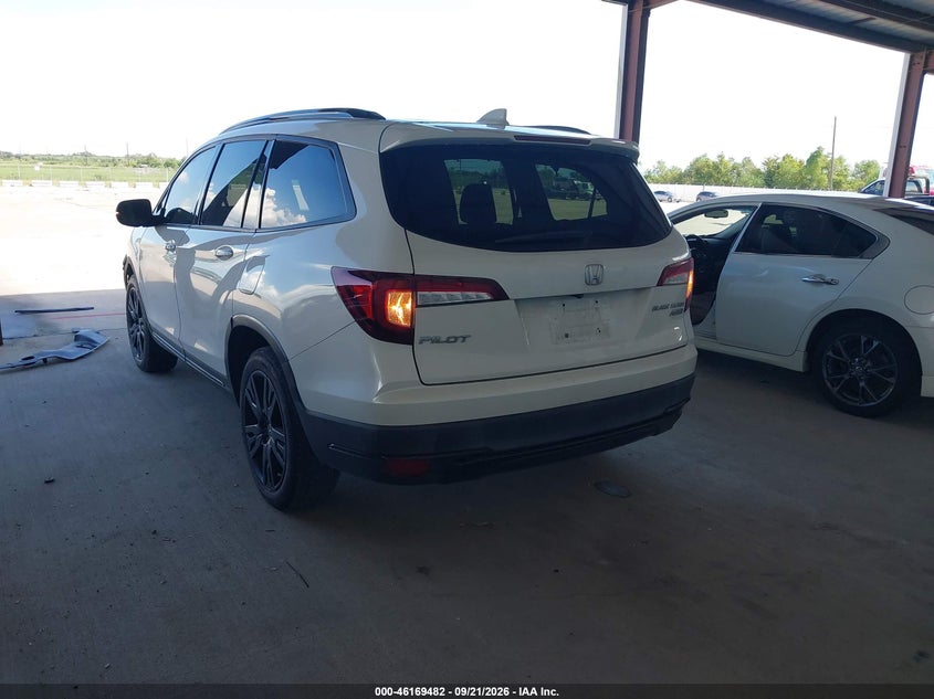Vin: 5fnyf6h75mb042189, lot: 46669324, honda pilot awd black edition 20213