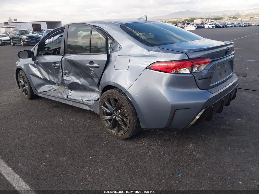 Vin: jtdp4mce9p3515024, lot: 46669326, toyota corolla se 20233