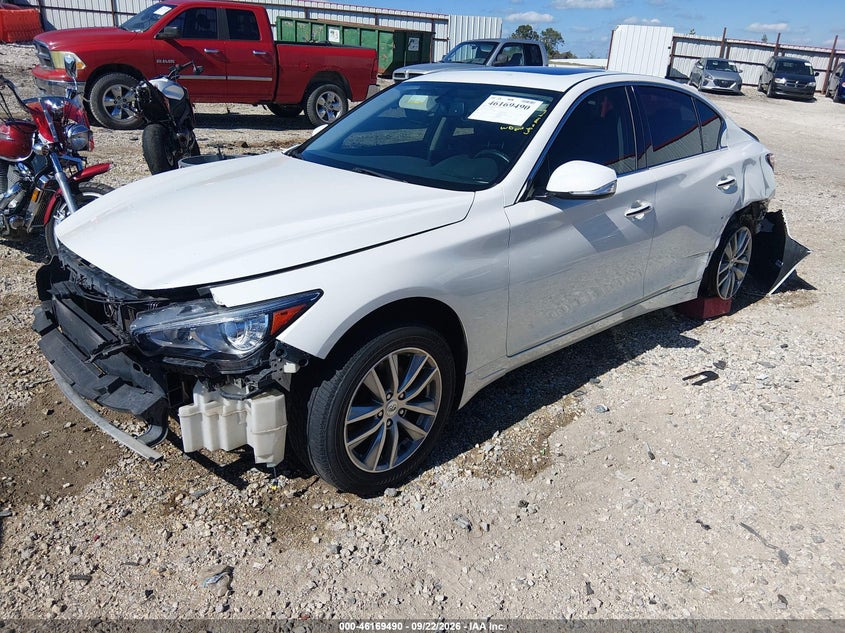 Vin: jn1bv7ar3fm394338, lot: 46669332, infiniti q50 premium 20152