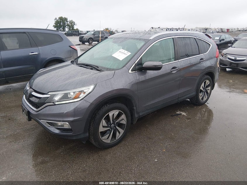 Vin: 5j6rm4h96gl125514, lot: 46669352, honda cr-v touring 20162