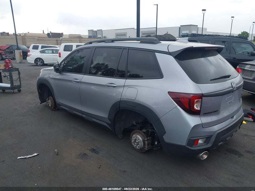 Vin: 5fnyf8h60pb035299, lot: 46669389, honda passport awd trailsport 20233
