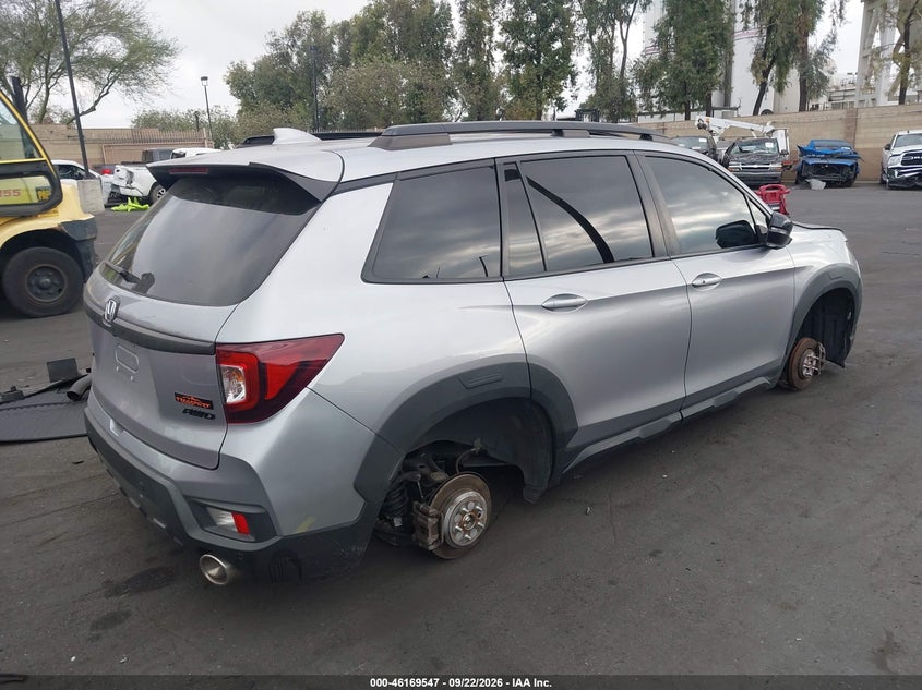 Vin: 5fnyf8h60pb035299, lot: 46669389, honda passport awd trailsport 20234