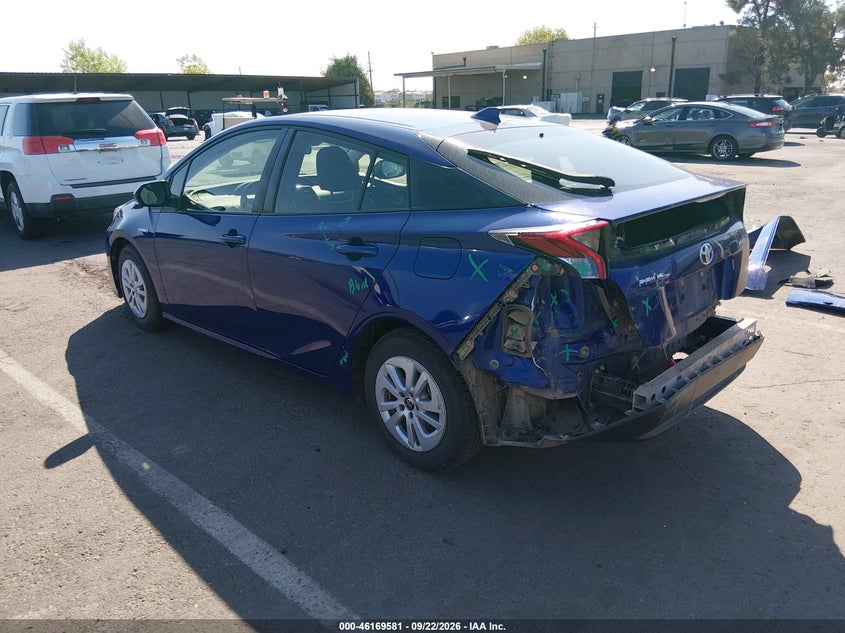 Vin: jtdkbrfu6g3526031, lot: 46669423, toyota prius two 20163