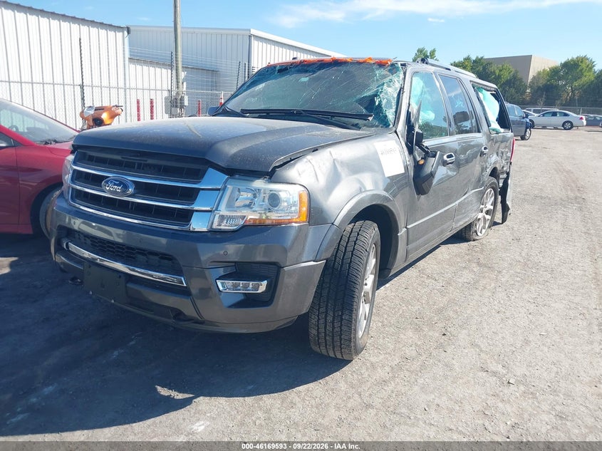 Vin: 1fmjk2at9gef11735, lot: 46669435, ford expedition el limited 20162