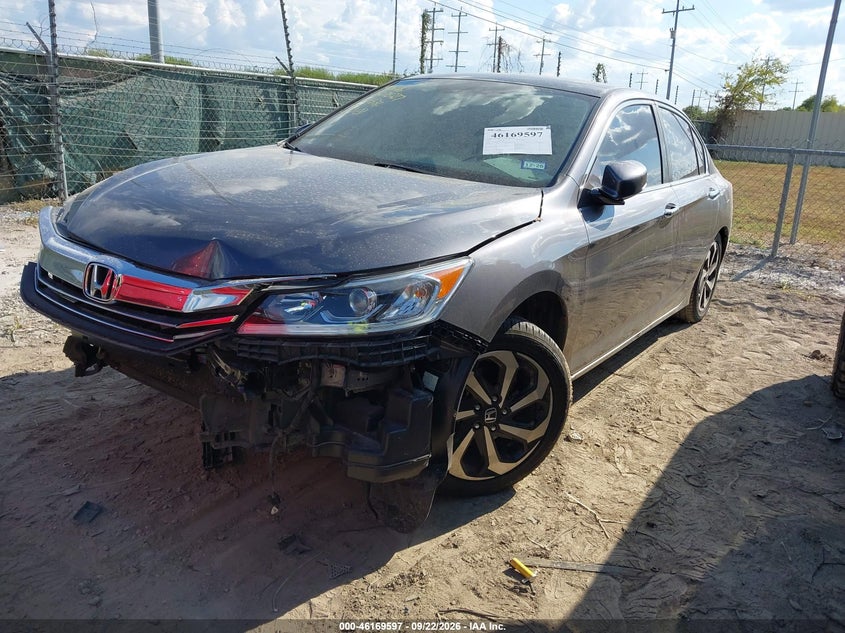 Vin: 1hgcr2f88ha168536, lot: 46669439, honda accord ex-l 20172